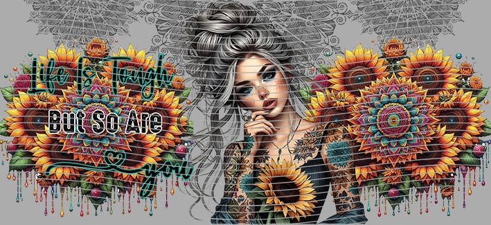 16oz Sunflower Girl-SU-175